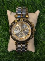 V🔥rs🔥ce Dual-tone chain tachymeter watch for men