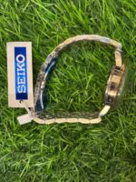 S🔥ik🔥 automatic dual tone chain watch brown dial for men - Image 3