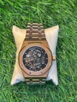 A🔥dem🔥rs Pig🔥et Royal Oak copper colour premium quality automatic chain collection for men's (japan machine)