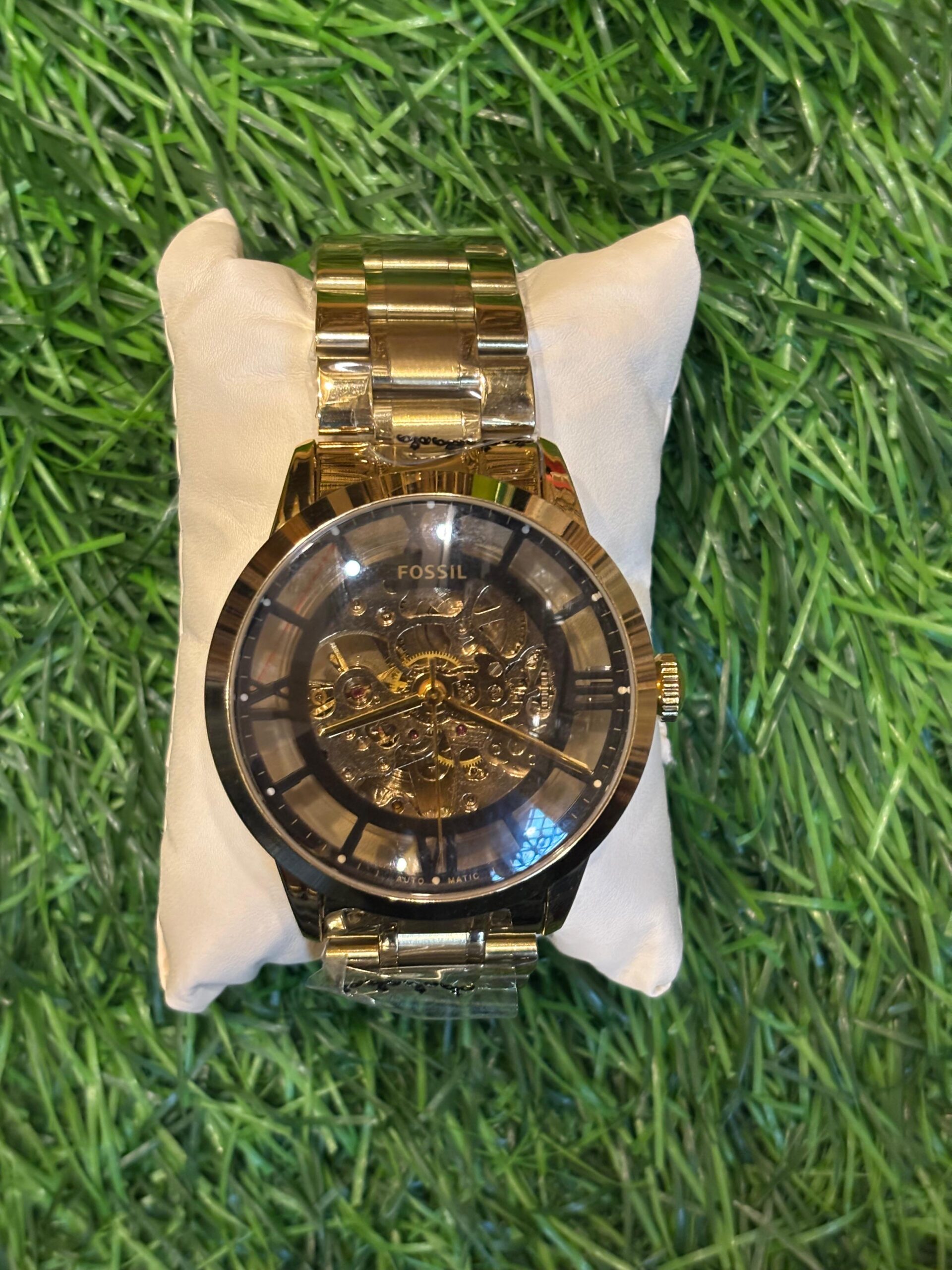 WhatsApp Image 2025-10-15 at 1.54.12 AM F🔥ssil skeleton all-gold watch for men - Image 1