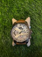 T🔥g He🔥er Carrera chronograp brown belt watch for men