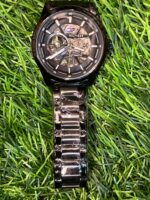 T🔥mmy Hil🔥iger black chain automatic watch for men - Image 2