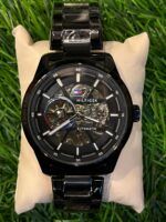 T🔥mmy Hil🔥iger black chain automatic watch for men