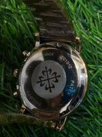 R🔥lex date dual tone chain honeycomb watch for men - Image 3