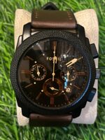 F🔥ssil leather belt watch for men