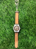 H🔥bl🔥t brown leather belt watch for men - Image 3