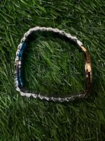 Om🔥ga slim dual tone chain watch for men - Image 3