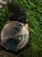 Om🔥ga slim dual tone chain watch for men - Image 2