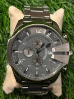 D🔥esel 10 bar Silver chain watch for men