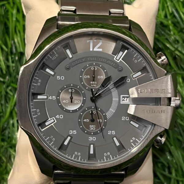 D🔥esel 10 bar Silver chain watch for men