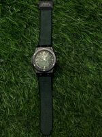 H🔥bl🔥t Green Dial Belt Watch for men - Image 3