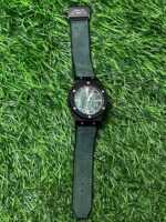 H🔥bl🔥t Green Dial Belt Watch for men - Image 4