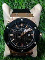 H🔥bl🔥t Big Bang Rosegold belt watch for men