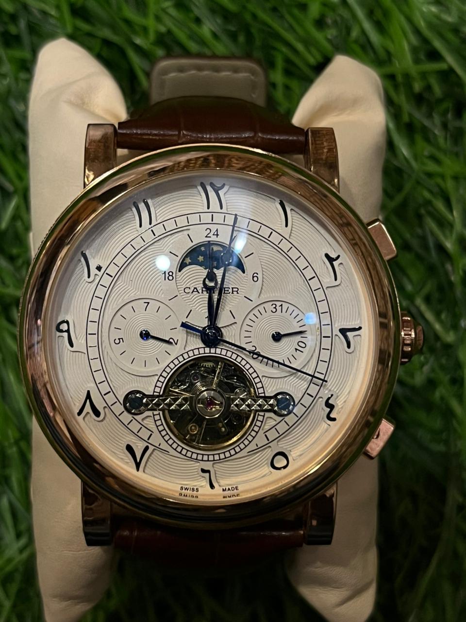 WhatsApp Image 2025-10-29 at 11.14.26 PM (2) C🔥rtier Automatic Leather belt Watch for men - Image 1