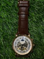 C🔥rtier Automatic moonphase Leather belt Watch for men - Image 3