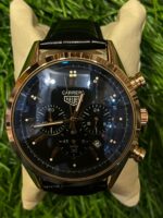 T🔥g He🔥er Carrera Chronograph (Black Dial) belt watch for men