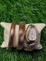B🔥lg🔥ri Serpenti "snake" Full Rose Gold  watch for women