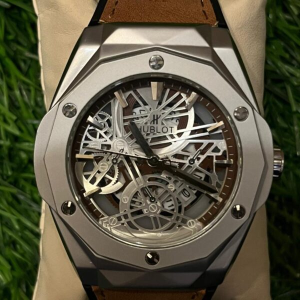 H🔥bl🔥t  brown belt watch belt watch for men