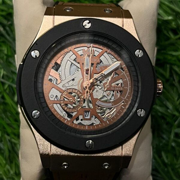 H🔥bl🔥t Big Bang Brown Belt watch for men