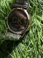 C🔥lvin Kl🔥in Dual Tone Chain– Pinkish Dial for Women's - Image 2