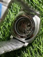 F🔥ssil silver chain black dial automatic watch for men - Image 2