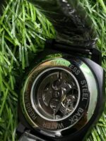 F🔥ssil black chain automatic watch for men - Image 2