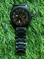 F🔥ssil black chain automatic watch for men - Image 5