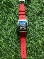 Rich🔥rd Mi🔥lie Red Belt Silicon Watch for men - Image 5