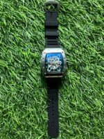 Rich🔥rd Mi🔥lie Black Belt Silicon Watch for men - Image 3