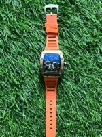 Rich🔥rd Mi🔥lie Orange Belt Silicon Watch for men - Image 5
