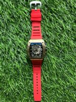 Rich🔥rd Mi🔥lie Red Belt Silicon Watch for men - Image 4