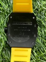 Rich🔥rd Mi🔥lie Black Yellow Belt Silicon Watch for men - Image 2