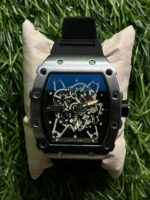Rich🔥rd Mi🔥lie Black Belt Silicon Watch for men