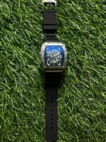 Rich🔥rd Mi🔥lie Black Belt Silicon Watch for men - Image 2