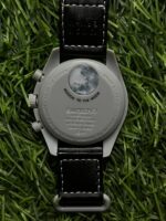 Om🔥ga x Swatch MoonSwatch Black Watch for men - Image 3