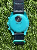 Om🔥ga Sw🔥tch MoonSwatch Mission on Earth: Polar Lights Neon Green watch for men - Image 2