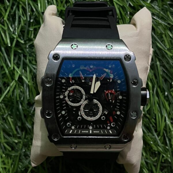 Rich🔥rd Mi🔥lie Black Belt Silicon Watch for men (RM35-01 'Rafa Edition)