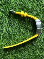 Rich🔥rd Mi🔥lie Yellow Belt Silicon (Silver Dial) Watch for men (RM35-01 'Rafa Edition) - Image 5