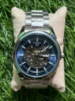 T🔥ss🔥t Automatic Silver Chain (Blue Dial) Watch for men