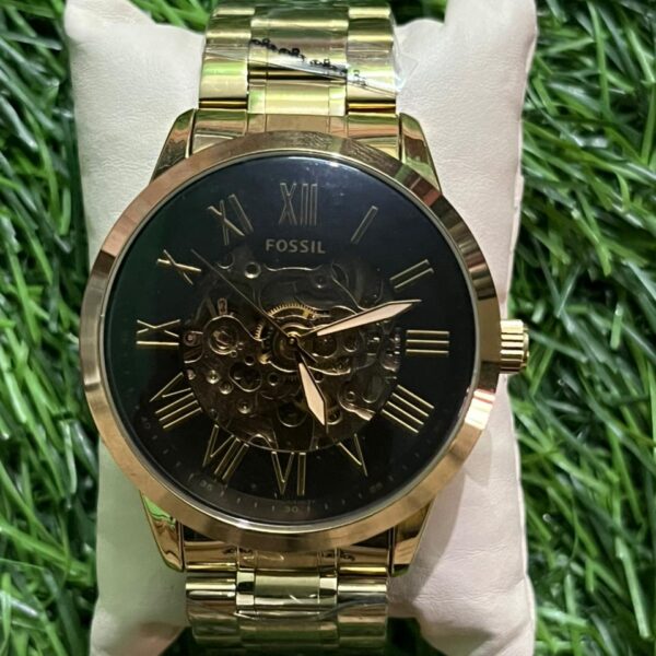 F🔥ssil Automatic Gold Chain watch for Men