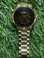 F🔥ssil Automatic Skeleton Gold Chain watch for Men - Image 5