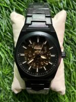 F🔥ssil Automatic Skeleton Black Chain watch for Men