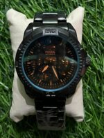 F🔥ssil Automatic All Black skeleton watch for Men