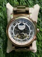 C🔥rtier Automatic Rose Gold Chain Watch for men
