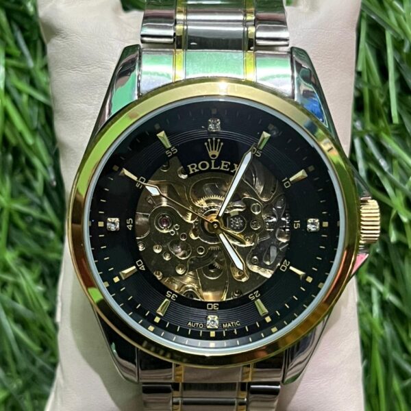 R🔥lex Automatic Dual Tone Chain watch for Men