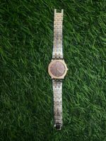G🔥cci dual tone chain brown dial women's watch - Image 2