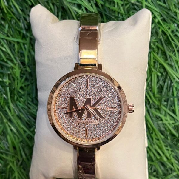 M🔥ch🔥el K🔥rs Rose Gold Watch for Women's
