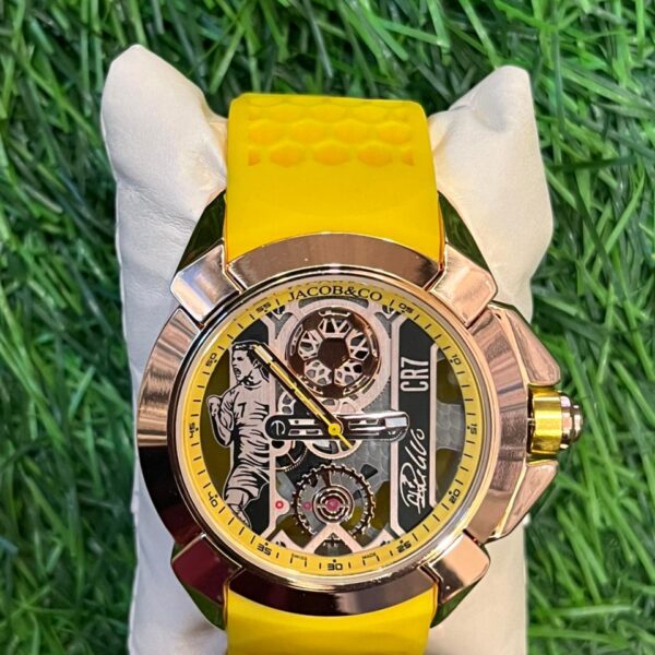 J🔥cob & Co CR7 Edition yellow belt watch for men