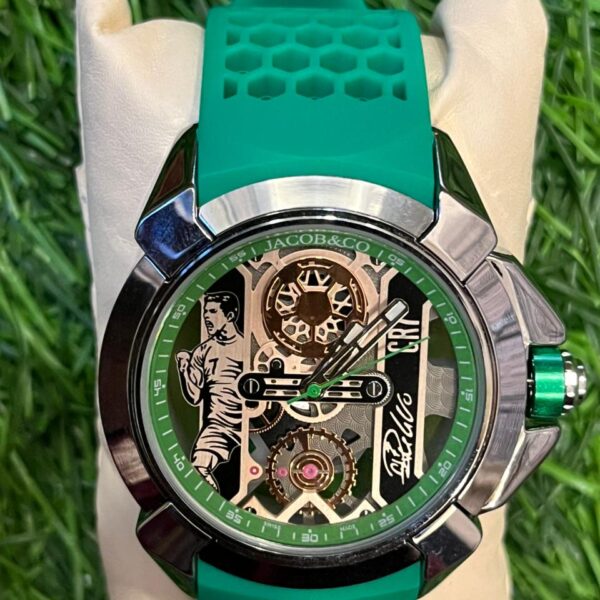J🔥cob & Co CR7 Edition green belt watch for men