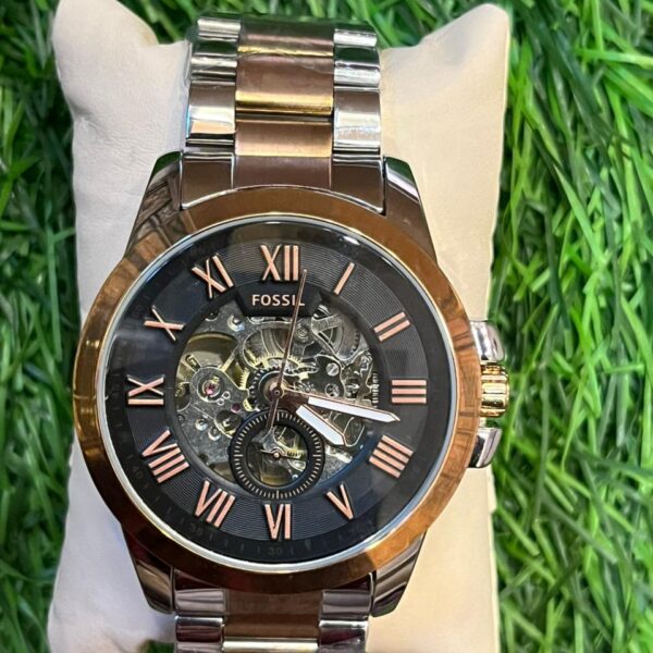 F🔥ssil Automatic Dual Tone watch for Men